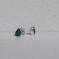 London Blue Topaz Stud Earring