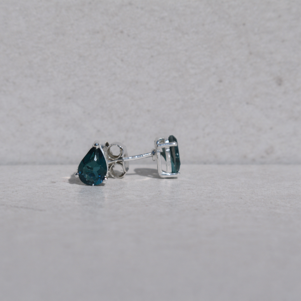 London Blue Topaz Stud Earring